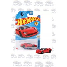 Hot Wheels Ferrari SF90 Stradale 2025 Uzun Kart Diecast Model Araba