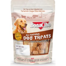 BonaCibo Dana Küp Ciğer Ödül Maması  100 Gr. Beef Lung Cubes