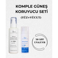 Doa Kozmetik New Generation Yüz ve Vücut Güneş Kremi Seti - Yüksek Korumalı Spf 50+ Güneş Koruyucu Ikili Bakım Seti