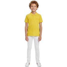Lily Co Kısa Kollu Desenli Polo Yaka Unisex Tişört