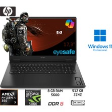 Hp omen 17-DB1015NT Ryzen Ai 7-350 8gb 512GB RTX5060 8gb 17.3 144hz W11 Pro C2EZ5EA Duddi