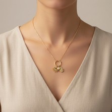 Xuping Jewelry Stil Incisi/xupıng Jewelry Göz Incili Zirkon Taşlı Kolye