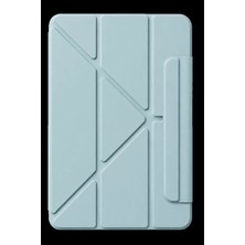Elitse Apple Ipad 2025 10.9 10.nesil (A16) Edz Manyetik Standlı Tablet Kılıfı - Mavi