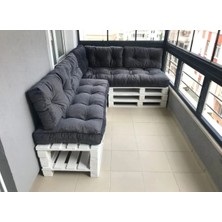 Beyzima Şark Köşesi ve Palet Minderi Sadece Minder Dahildir 2 Oturma Minderi 2 Sırt Dayama Minderi