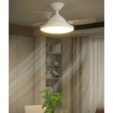 Techora Sale 1 Adet Cata Ct 1156 Dolunay 72W Fanlı Kumandalı LED Ampul 3 Renk