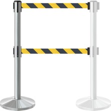 Inobarrier BBCD3M Krom Çift Şerit Bariyer 3m