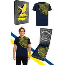 Fenerbahçe Erkek Trıbun Halftone Logolu Tshırt Uv Kutu Hediyeli
