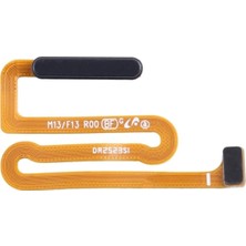 Genos Sam Sung Galaxy M13 Parmak Izi Okuyucu Flex SM-M135F (Siyah)