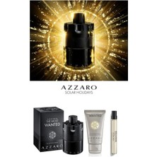 Azzaro The Most Wanted Intense EDP 100 ml + 10ml + 75 ml Duş Jeli Erkek Parfüm Seti