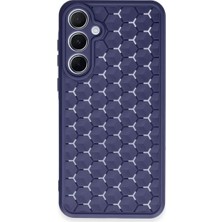 TeknoKapsül Newface Samsung Galaxy A25 5g Kılıf Petek Silikon Kapak - Lacivert