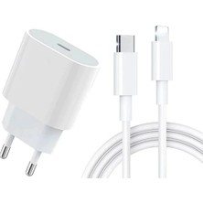Mercora Tech iPhone 14 13 12 11 8 Plus 7 Uyumlu 20W Pd Hızlı Şarj Seti
