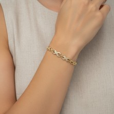 Xuping Jewelry Stil Incisi/xupıng Jewelry Sonsuz Zirkon Taşlı Bileklik