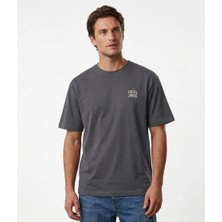 Jack & Jones Erkek Tişört Bisiklet Yaka Kısa Kol %100 Pamuk Günlük Stil Gögüs Baskılı - Noge