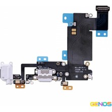 Genos iPhone 6s Plus Uyumlu Filmli Şarj Soketi (Beyaz) (SN809944)