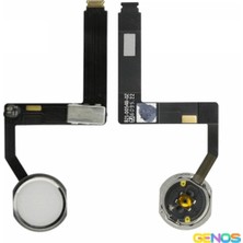Genos Ipad Pro 9.7 Inç Uyumlu Home Tuşu (Gümüş) ((A1673 A1674 A1675))