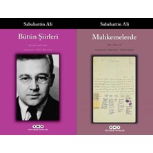 Yapı Kredi Yayınları Bütün Şiirleri ve Mahkemelerde (Sabahattin Ali)
