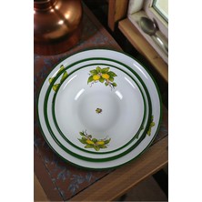 İnci Emaye 32 Cm-36 Cm-40 cm 3 Lü Emaye Leğen Çırpma ve Karıştırma Kabı, Hamur Leğeni,meyvelik, Çeyiz, Hediye,
