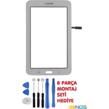 Genos Samsung SM-T113 Galaxy Tab 3 Lite Dokunmatik Beyaz + Tamir Seti