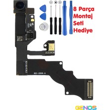 Genos Iphone 6 Plus Uyumlu Ön Kamera Sensör Filmi Flexi + Montaj Set