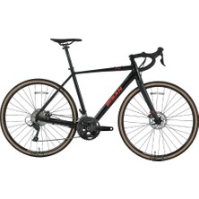 Bisan All Traıl GRX400 Erkek Yarış Bisikleti 520H Hd 28 Jant 20 Vites Mat Siyah Kırmızı