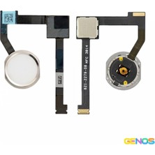 Genos iPad Pro 12.9 Inç Uyumlu Home Tuşu (Gümüş) (SN806761)