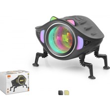 Hace Bazaar Bluetooth Masaüstü Hoparlör Robot Tasarimli Fm Rgb CC2A