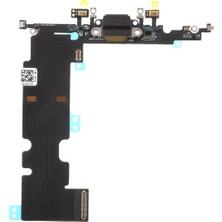Genos Iphone 8 Plus Modeli Uyumlu Şarj Soket Flex Siyah Renk