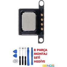 Genos Iphone 6 Plus Uyumlu Iç Kulaklık Ahize Üst Hoparlör + Montaj Set