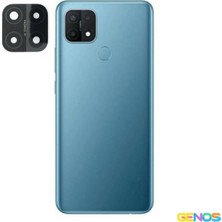 Genos Oppo A15 Uyumlu Kamera Camı (Siyah) (SN807370)