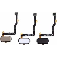 Genos Galaxy C7 Pro C7010 Ile Uyumlu Orta Tuş Home Flex Siyah