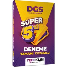 Yediiklim Yayınları 2027 Dgs Tamamı Çözümlü süper 5 Li Deneme