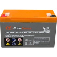 Floow Energy 6V 12AH  Ups Aküsü Kuru Tip Akü 2026 Üretim