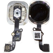 Genos Apple Iphone 6 Home Tuş (Orta Tuş) Filmi Siyah *parmak Izi Çalışmaz*