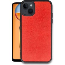 TeknoKapsül Newface Iphone 15 Kılıf Aras Deri Kapak - Kırmızı