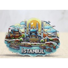 Aydogan's Ahşap Istanbul Temalı Magnet