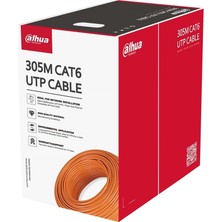 Dahua PFM922I-6UN-C 305 Metre U/utp 23AWG Cca Turuncu Renk Cat6 Kablo