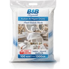 BB Kozmetik B&B Kozmetik Tek Kullanımlık Saç, Manikür, Pedikür ve Temizlik Havlusu 40x80 cm – 100 Ade VEYA 1300 GRt