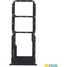 Genos Vivo Y21 Uyumlu Hafıza Kart + Sim Demiri (Sim Çekmecesi) (Siyah) (SN809515)
