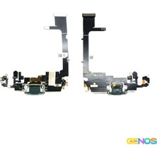 Genos iPhone 11 Pro Uyumlu Filmli Şarj Soketi (Yeşil) (SN810066)