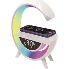 Burada Bulabilirsin 1 Adet Noas YL86 1240 Simi Kablosuz Şarjlı Bluetoothlu Hoparlörlü Masa Lambası Rgb