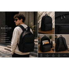 Bagacar 130 Excaption Unisex Kumaş Günlük ve Okul Sırt Çantası 45x15x30 cm – Hafif, Dayanıklı ve Rahat Taşıma