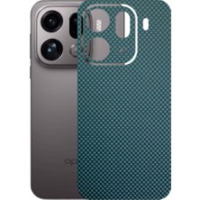 Kapps Oppo Find X9 Pro ile Uyumlu Fiber Serisi Premium Arka Kapak Kaplama(Kenarlar Yoktur!)