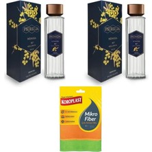 Renas Store Pereja Mimoza Kokulu Kolonya 2 Adet 250 Ml, Koroplast Çok Amaçlı Mikrofiber Bez Hediyeli