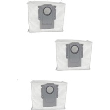Renas Store Roborock Q Revo Maxv - Pro Qrevo S ile ile Uyumlu 3 Adet Toz Çöp Torbası