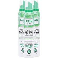 Renas Store Icon Saç Bakım Köpüğü Rosemary & Mınt 3'lü Set
