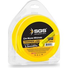 Renas Store SGS4310 Tırpan Misinası 3.3 mm 47MT Altıgen Sarı