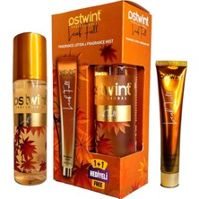 Renas Store Ostwint Fragrance Mist Leaf Fall Vücut Spreyi 200ML & Vücut Kremi 50ML Set - Sonbahar Esintisi ve Oud Parfüm Kokusu