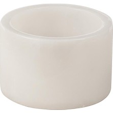 Renas Store Kenpool Nero Mermer Baharatlık 6X10 cm Mermer Tuzluk Biberlik Dekoratif Baharatlık Beyaz