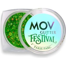 Renas Store Mov Krem Glitter No:5 Paris Parc – Festival & Parti Için Işıltılı Vücut ve Yüz Sim Jeli, Altın & Yeşil Parıltılı, Uzun Süre Kalıcı, Tüm Cilt Tipleri