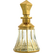 Renas Store Parfüm Esans Cam Şişesi Gold Boş Esans Cam Şişesi Dekorotif Vitrin Şişesi 150 Ml. X003-150ML-2
